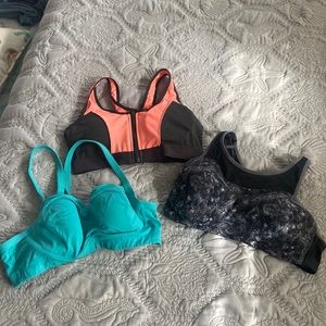 Lot of 3 Sports Bras